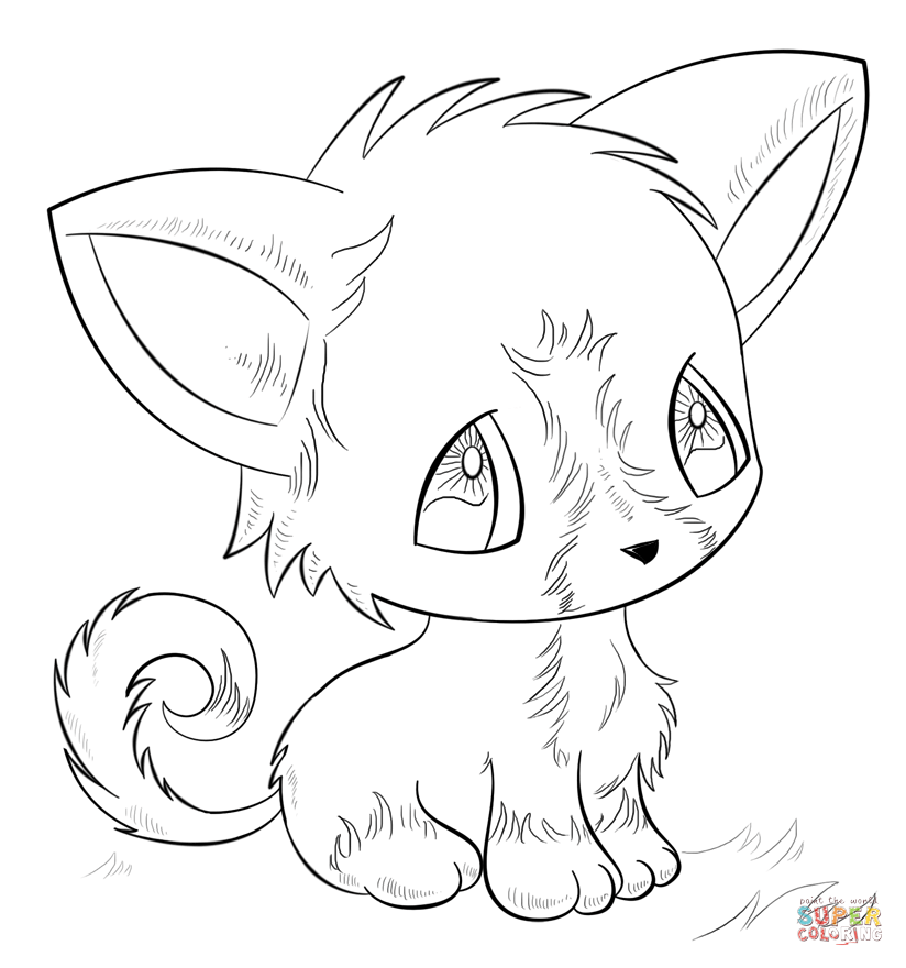 824x880 Anime Coloring Pictures Anime Dog Coloring Page Free Printable