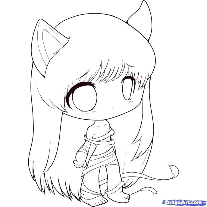 687x687 Anime Girl Coloring Pages Anime Girl Coloring Sheets Printable