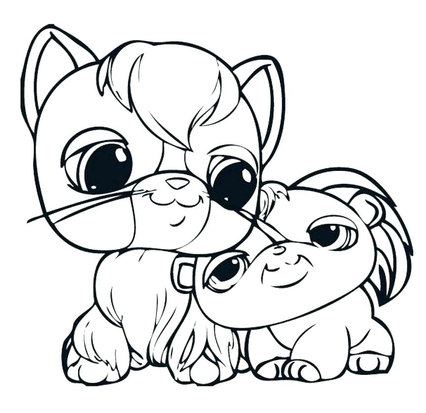 863x836 Anime Cat Colouring Pages Coloring Cats Sheet Ins Co Cute Littlest