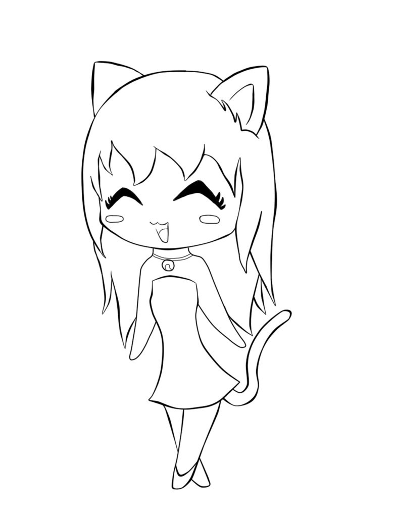 780x1024 Easy Chibi Couple Coloring Cute Girl Pages