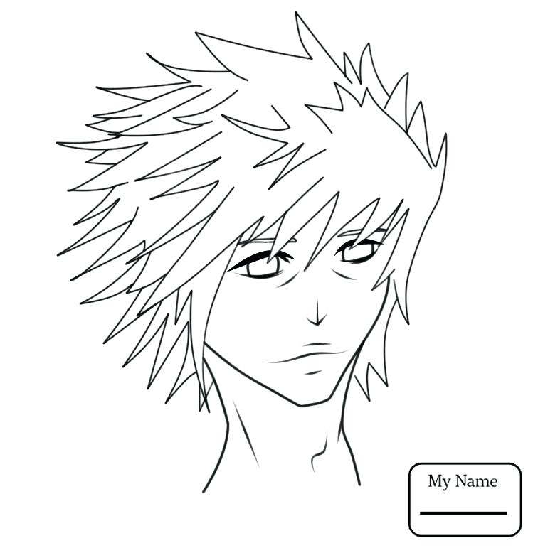 749x771 Coloring Pages Of Anime Characters Page By