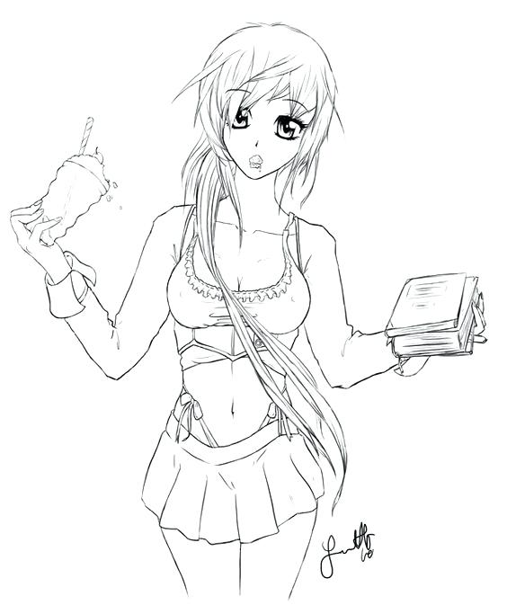 564x673 Coloring Pages Of Anime Coloring Pages Of Anime Characters Anime