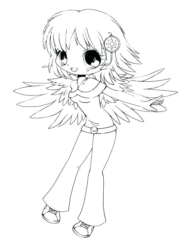 600x801 Anime Character Coloring Pages Anime Cartoon Characters Coloring