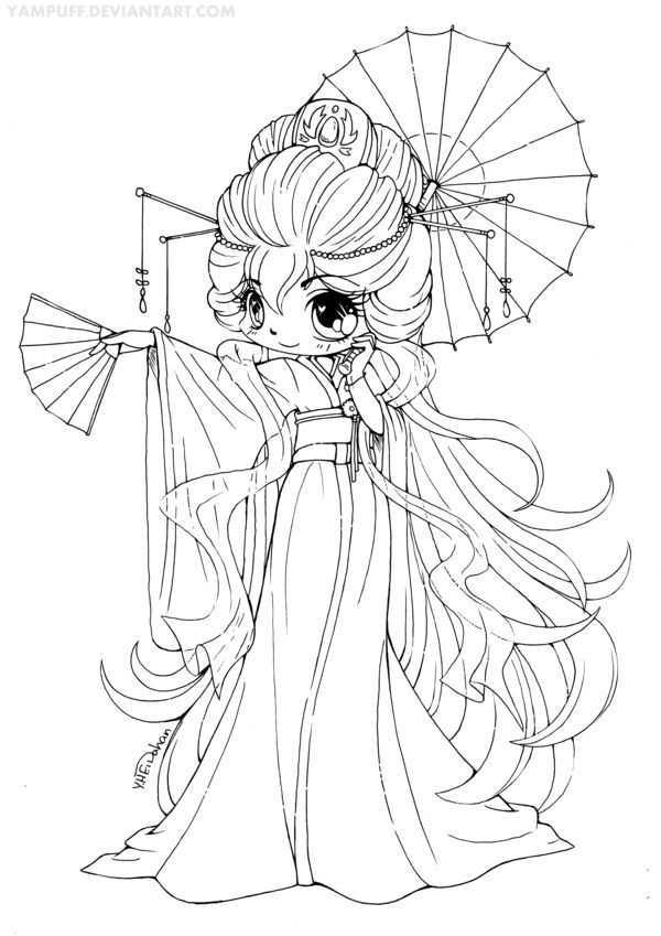 600x849 Coloring Pagemesmerizing Chibi Coloring Page Chibi Coloring Page
