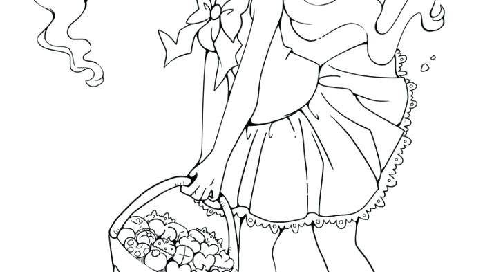 728x393 Cute Anime Chibi Girl Coloring Pages 9 Pics Of Pretty Printable