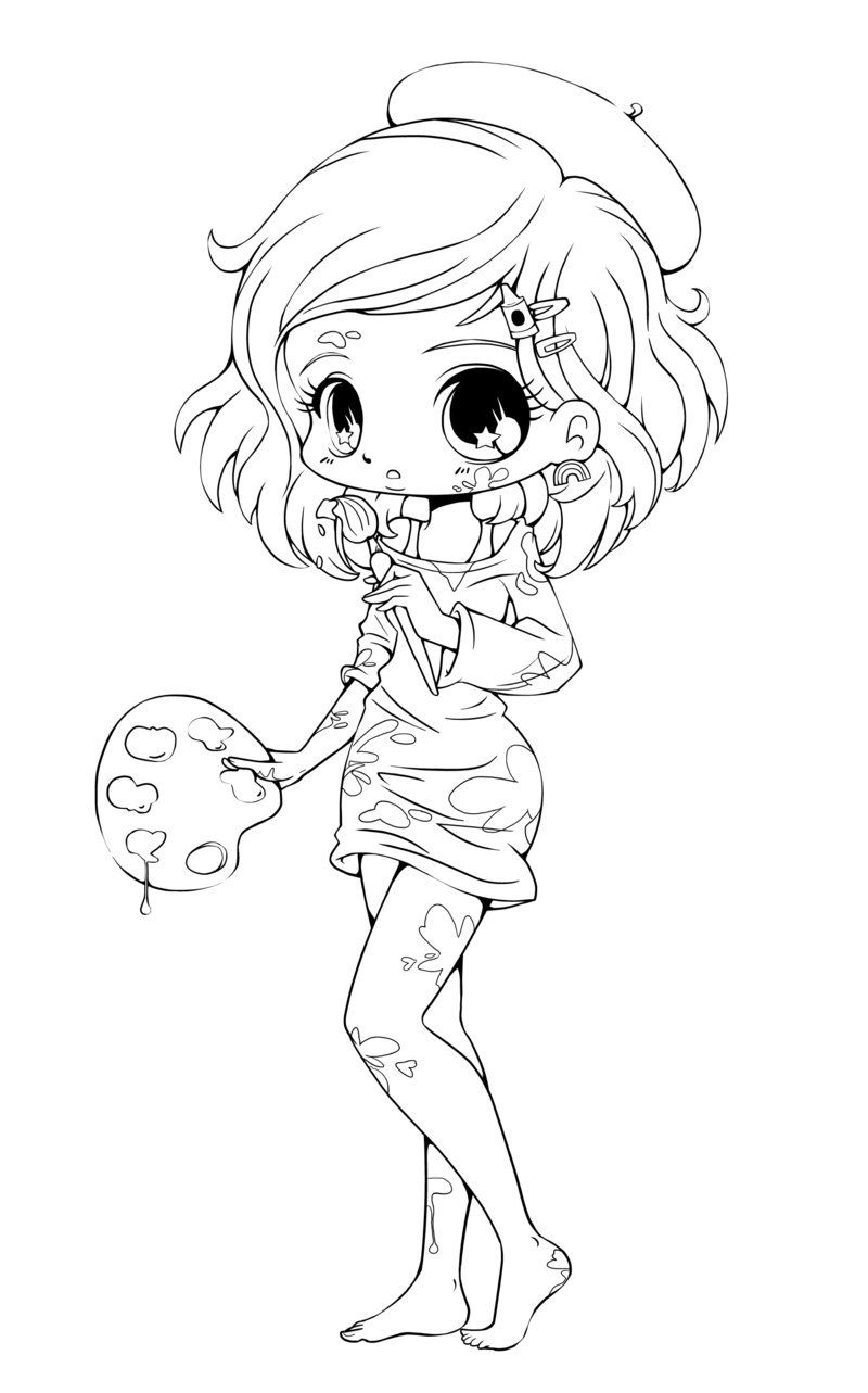 800x1283 Free Printable Chibi Coloring Pages For Kids Chibi Free Printable