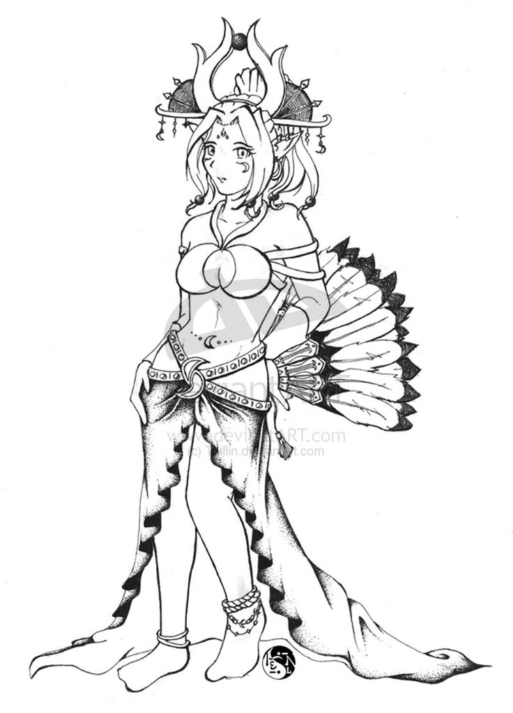 Anime Christmas Coloring Pages