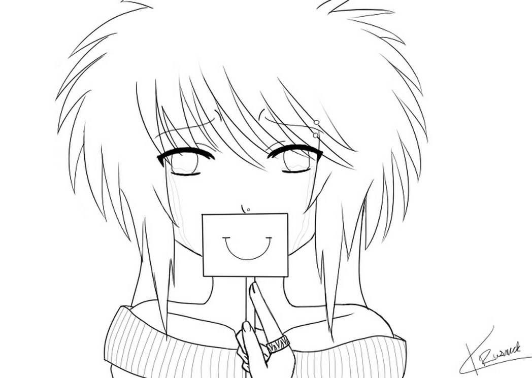 1048x745 Christmas Anime Colouring Pages Page 445726 Coloring Pages