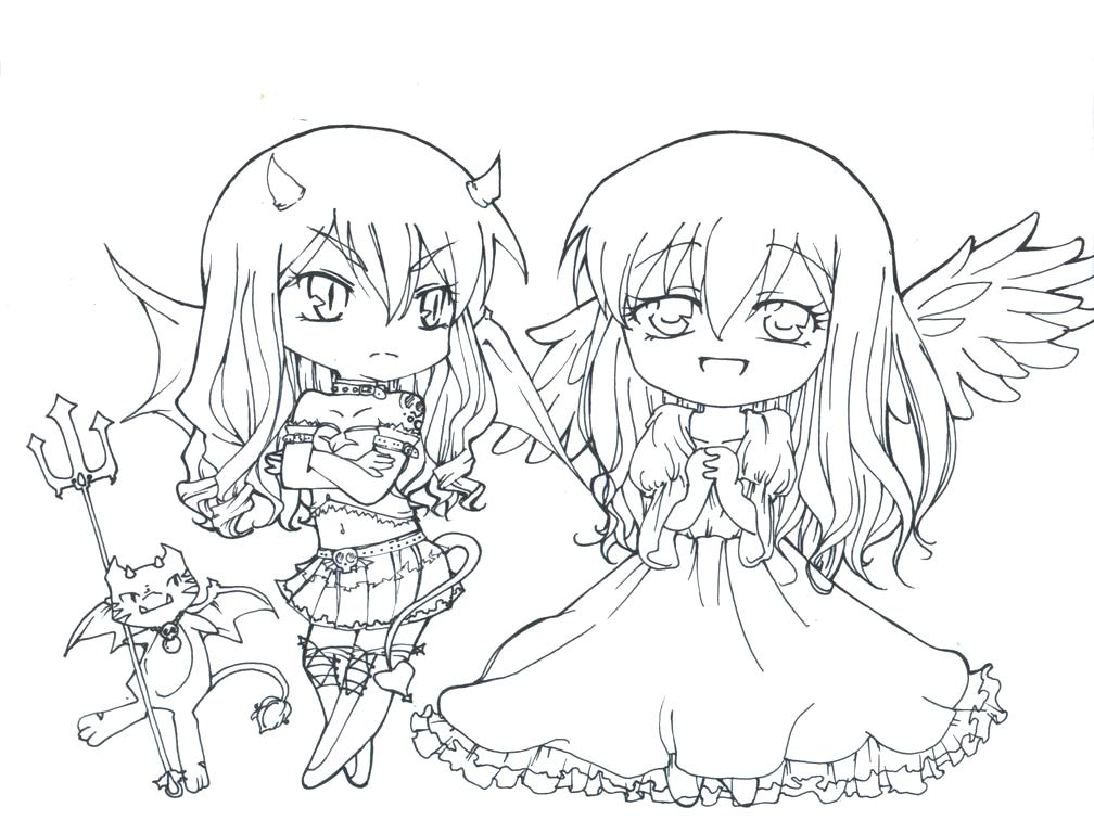 1008x768 Angels Coloring Pages Print Free Angel Coloring Pages Cute Angel 5