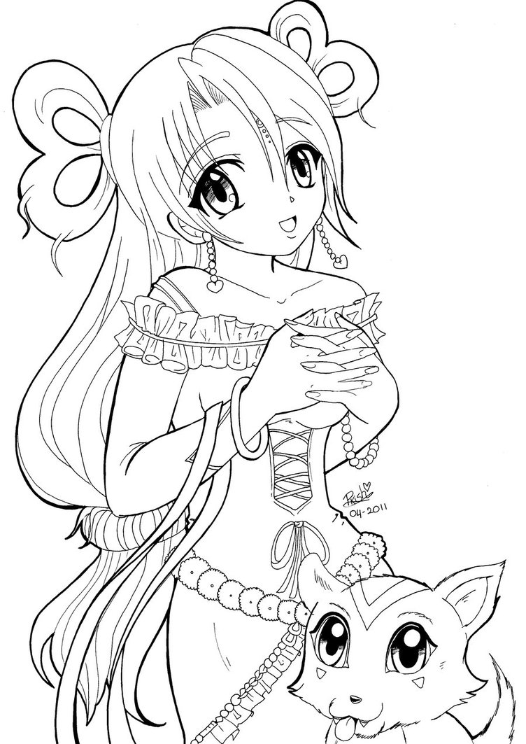 752x1063 Extraordinary Ideas Anime Coloring Pages For Adults 14 Creative