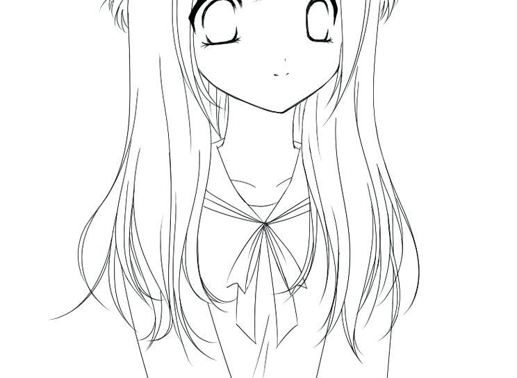 744x544 Anime Girl Coloring Pages Anime Girls Coloring Pages Anime Girl