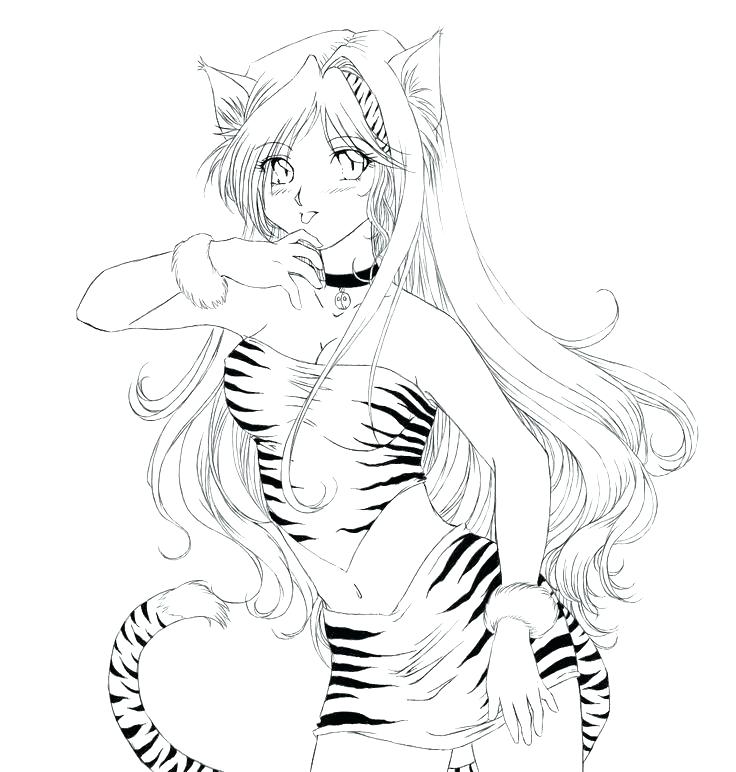 736x772 Anime Color Pages Anime Coloring Page Cute Girl Coloring Pages