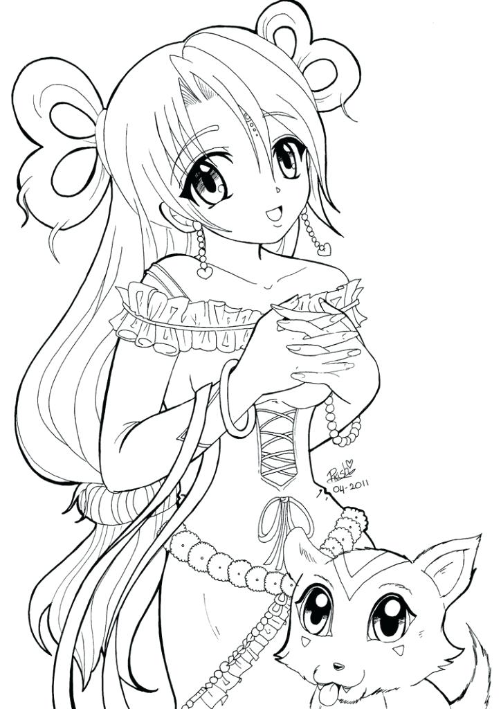 724x1024 Anime Coloring Pages Chibi Anime Coloring Pages For Kids Cute