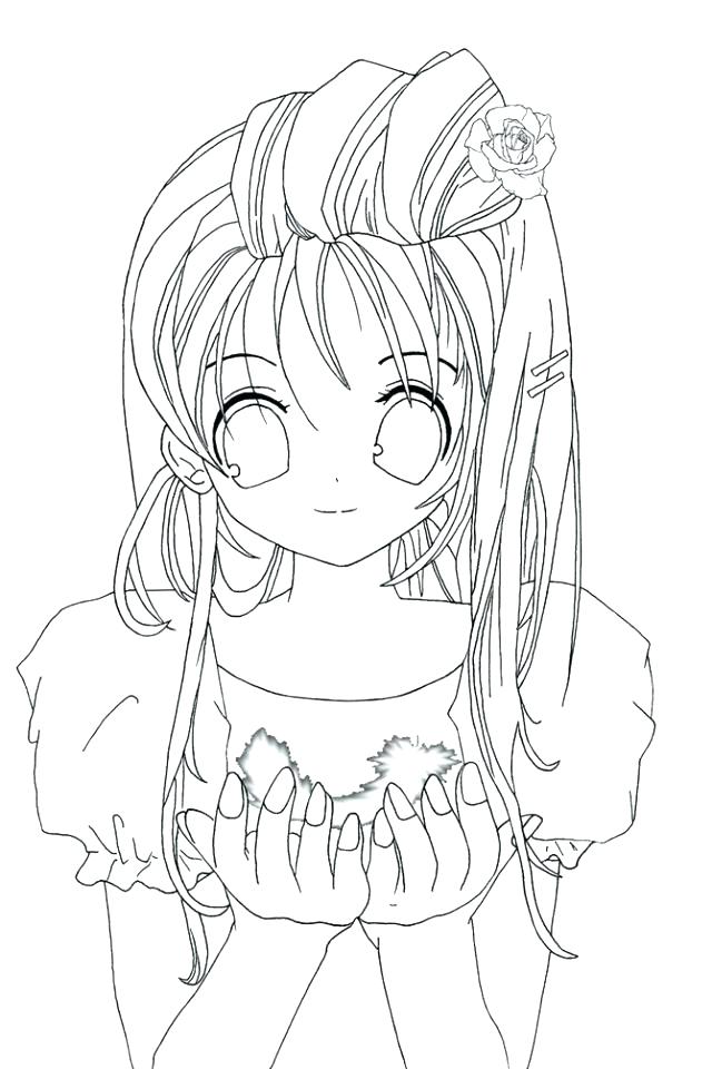 640x960 Animation Coloring Pages Free Printable Anime Coloring Pages Anime