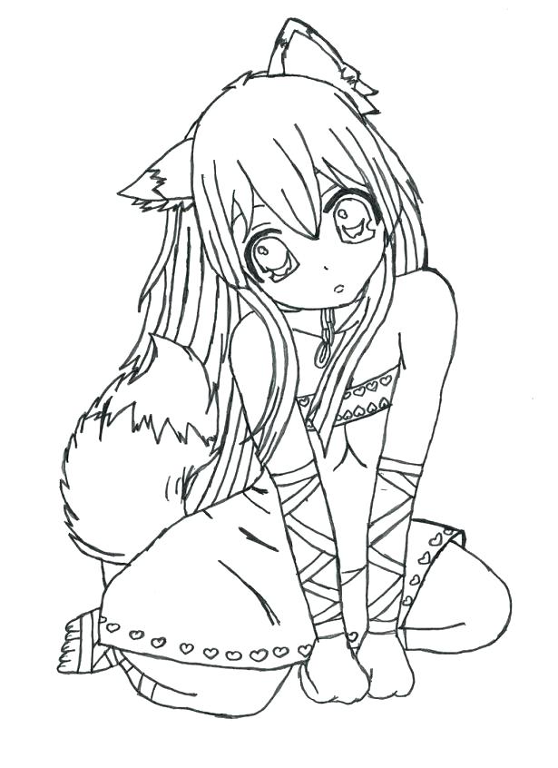 615x846 Anime Angel And Devil Coloring Pages Coloring Pages For Kids Anime