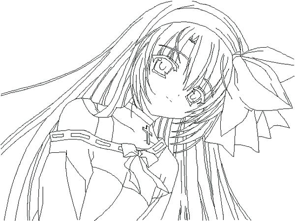 600x450 Elegant Anime Coloring Pages Online And Coloring Anime Pages