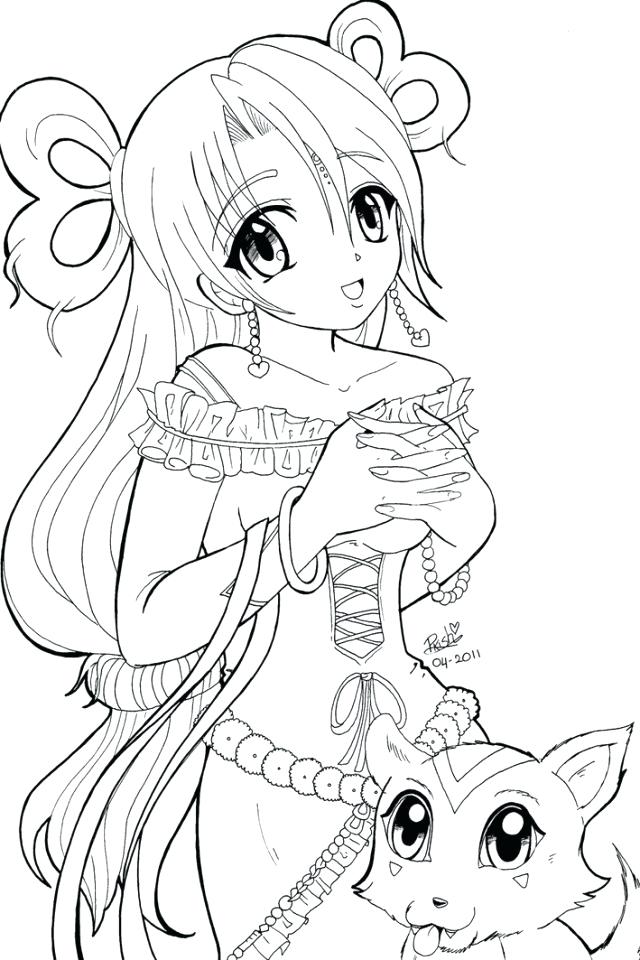 640x960 Free Anime Coloring Pages Surprising Anime Coloring Pages