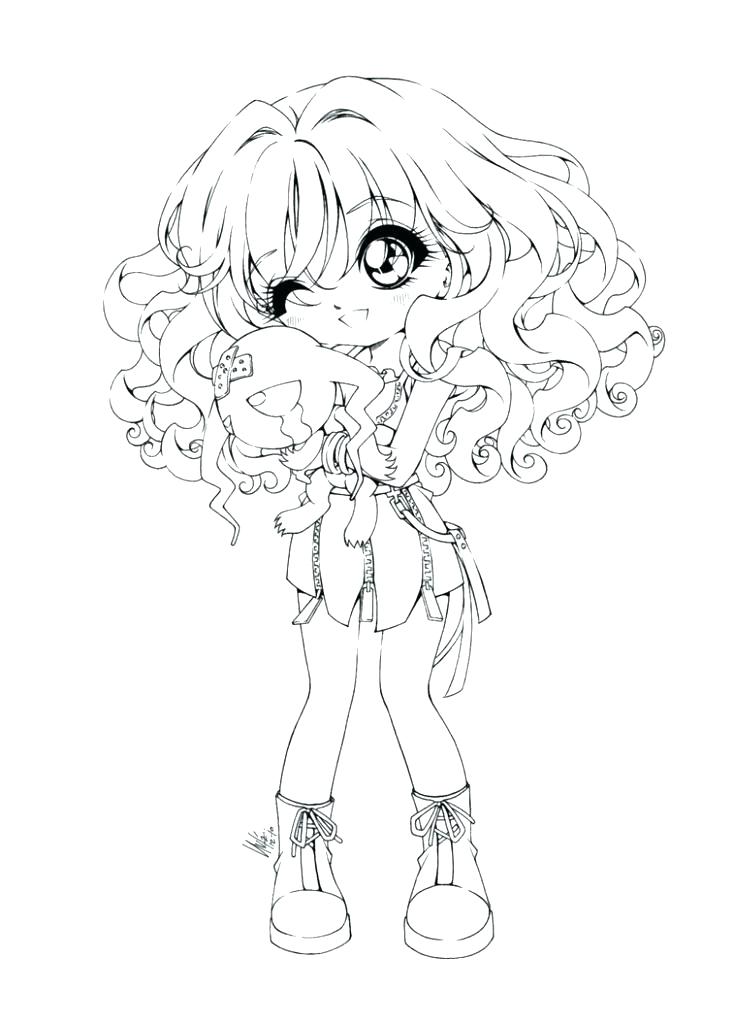 734x1024 Cool Anime Coloring Pages With Anime Coloring Pages For Kids