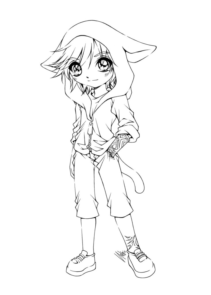 734x1024 Anime Coloring Sheets To Print Free Coloring Sheets