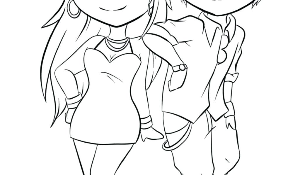 1024x600 Awesome Anime Coloring Pages And Cute Anime Couples Coloring Pages