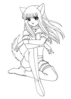 236x330 Nice Brilliant Anime Girl Coloring Pages Free Coloring Pages
