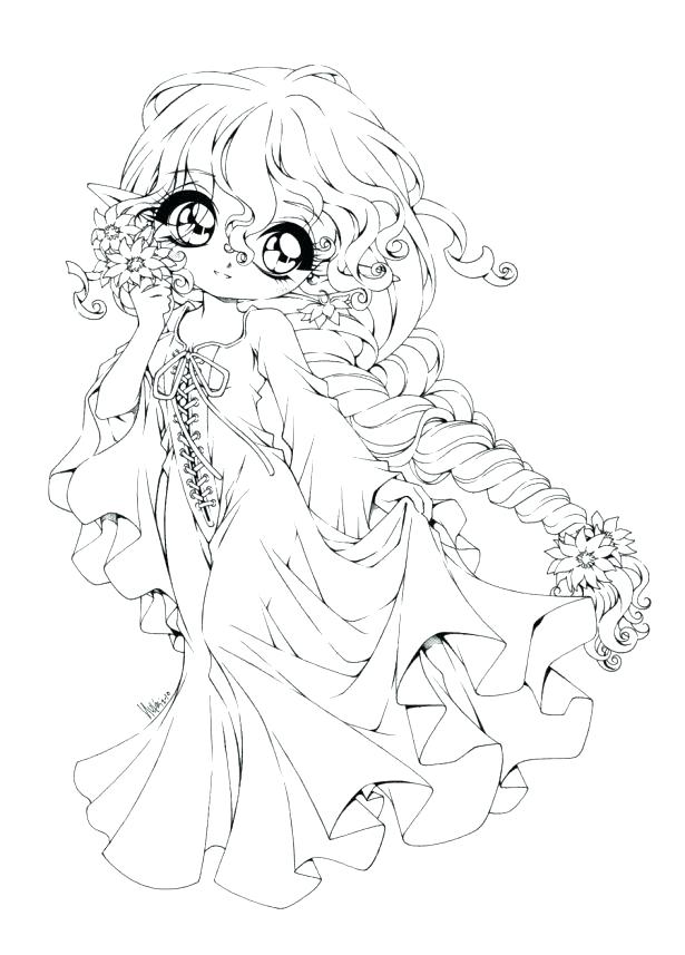 615x857 Cute Anime Coloring Pages Emo Anime Girl Coloring Pages Cute Anime