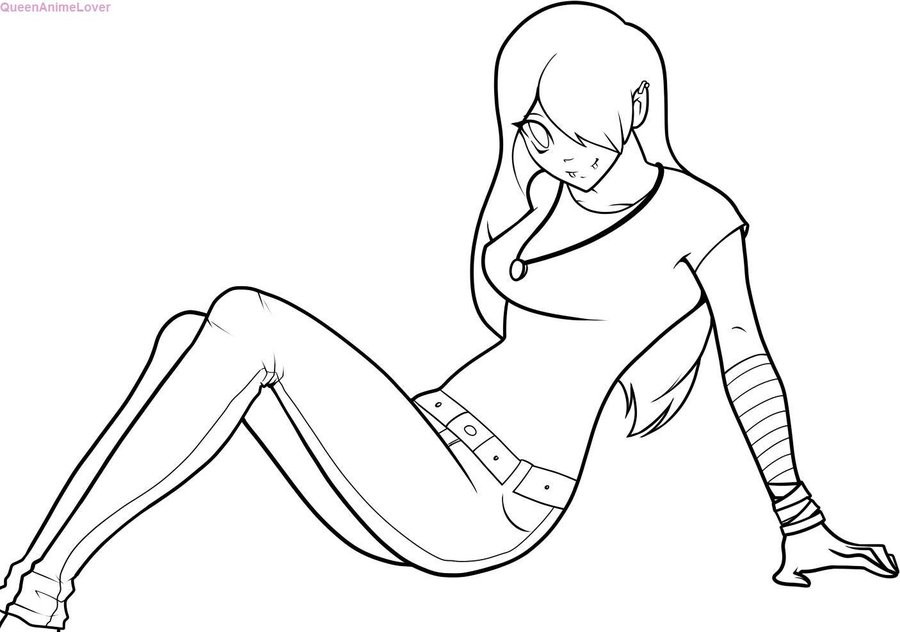 900x632 Emo Anime Girl Coloring Pages Image Search Results Bebo Pandco