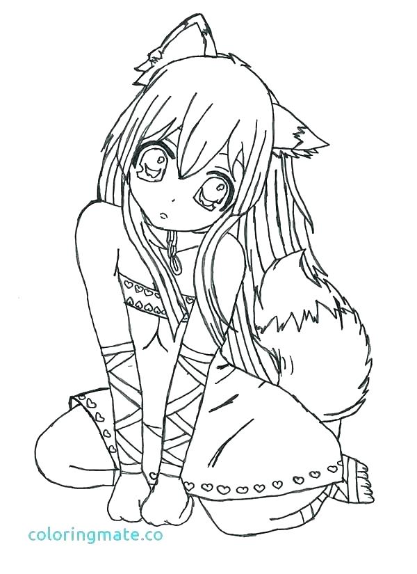 600x825 Anime Color Pages Anime Coloring Pages Print Emo To Fresh Wolf