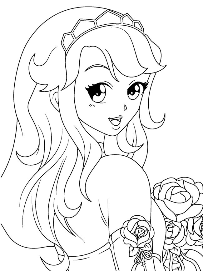 Anime Eyes Coloring Pages