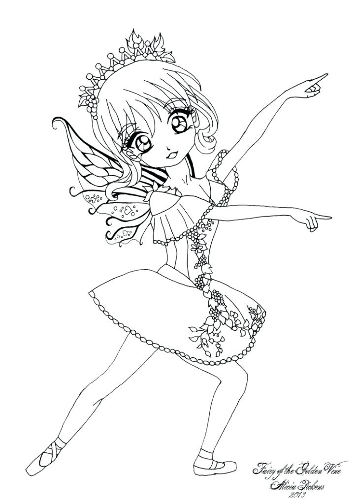 725x1024 7 Pics Of Fairy Coloring Pages Printable Anime 7 Pics Of Fairy