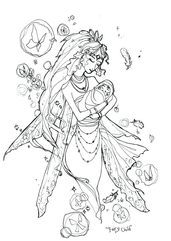 600x843 Anime Coloring Book Pages Anime Fairy Coloring Pages Free