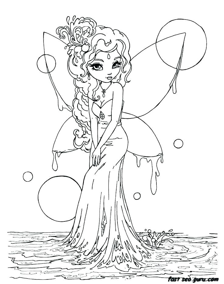 736x930 Anime Fairy Coloring Pages Cute Anime Coloring Pages To Print Also