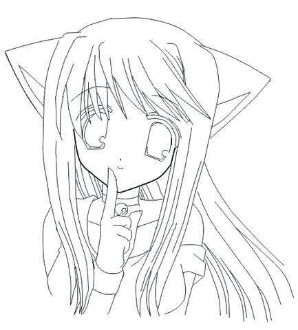 433x480 Anime Girl Coloring Page Manga Coloring Pages Anime Coloring