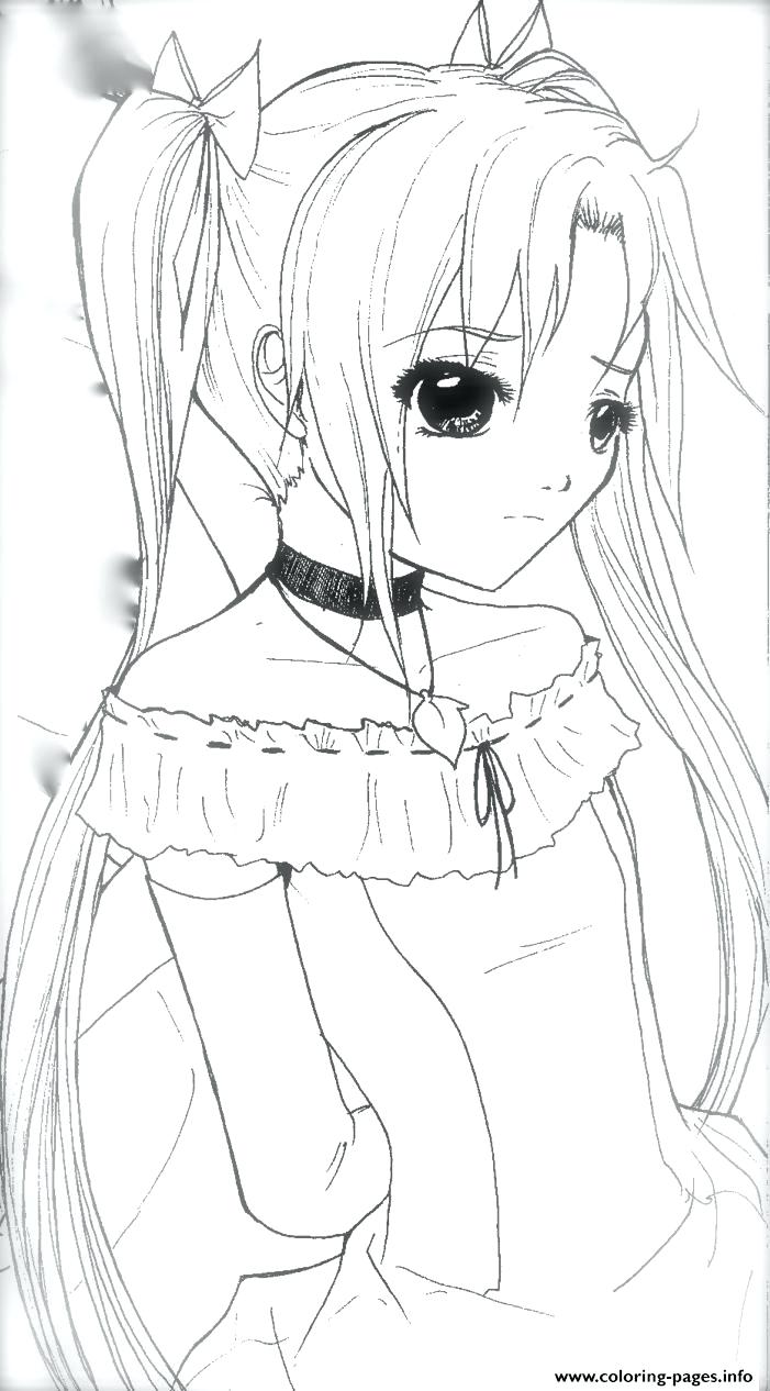 701x1266 Coloring Pages ~ Girl Coloring Pages Adult Anime Girls Little