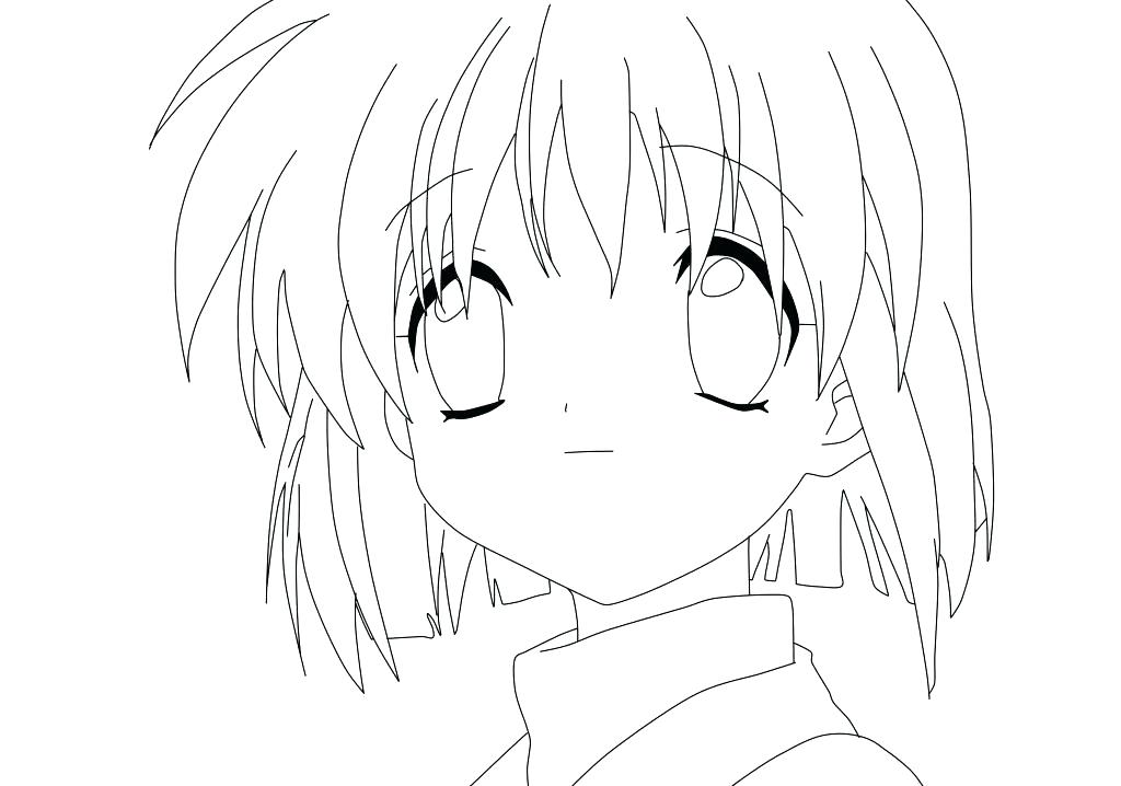 Anime Guy Coloring Pages