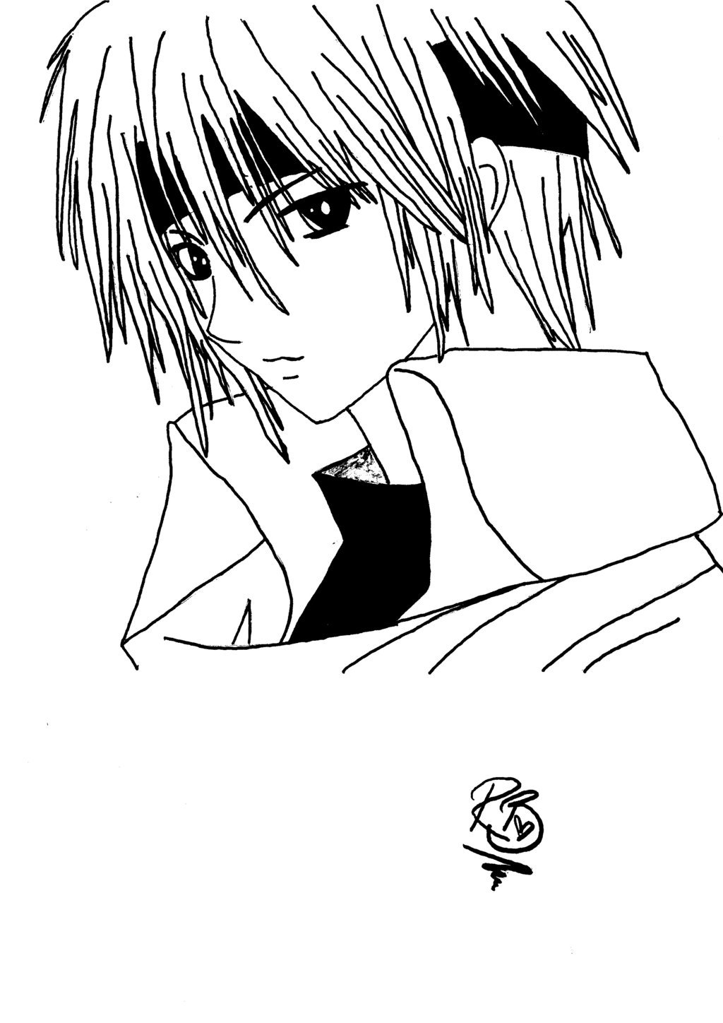 1024x1448 Anime Male Coloring Boy By Rosiebucky