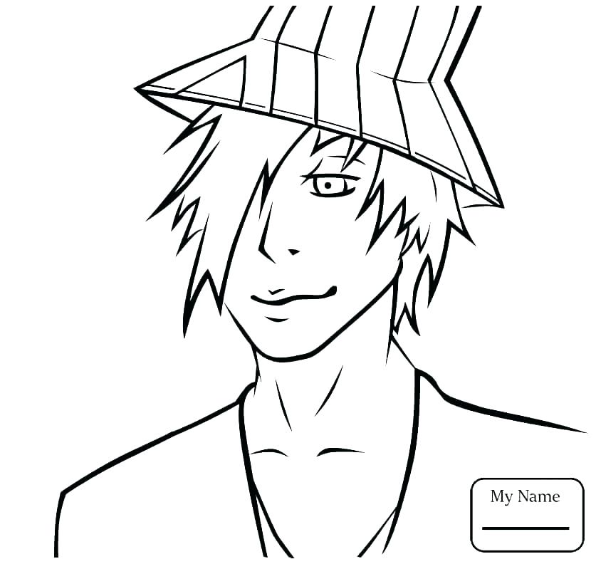 837x792 Anime Boy Coloring Pages Anime Guy Coloring Pages Cool Anime