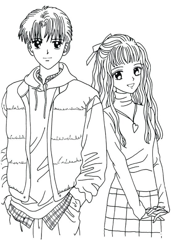 558x789 Free Anime Coloring Pages Sweet Idea Anime Guy Coloring Pages Boy