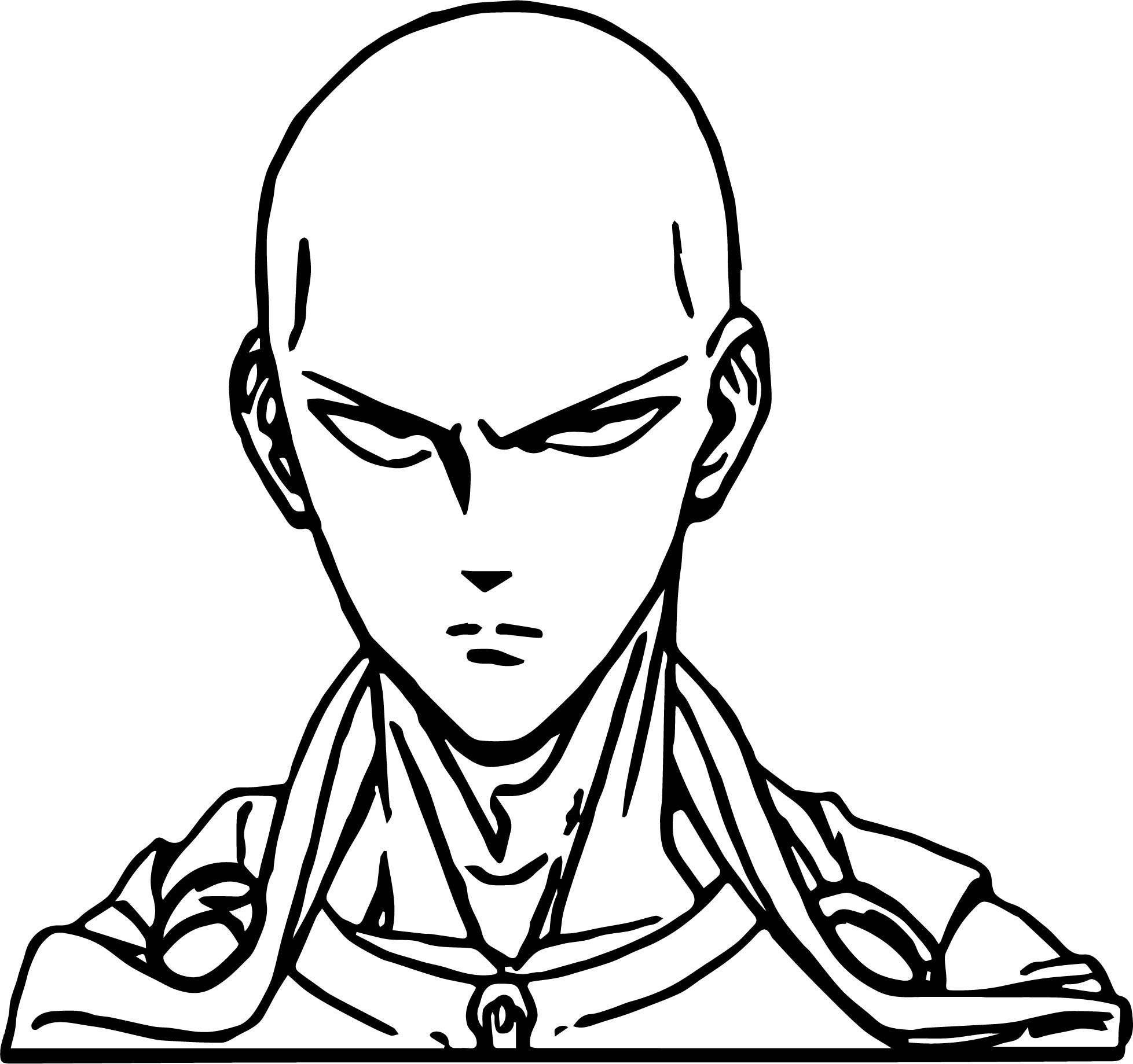 1957x1839 One Punch Man Anime Character Design Saitama Coloring Page