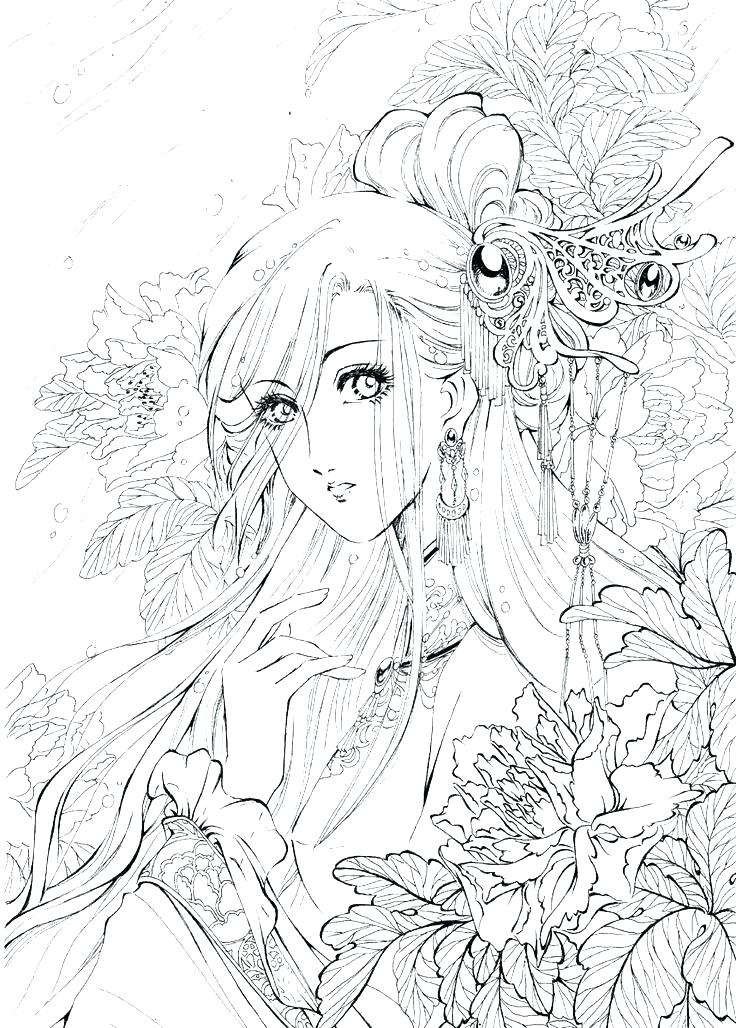 736x1028 Creepy Coloring Pages