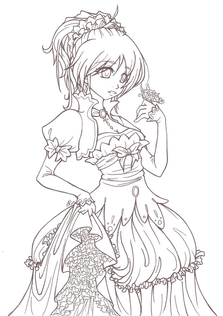 736x1041 Coloring Pages For Girls Disney People Doing The Ice And Salt