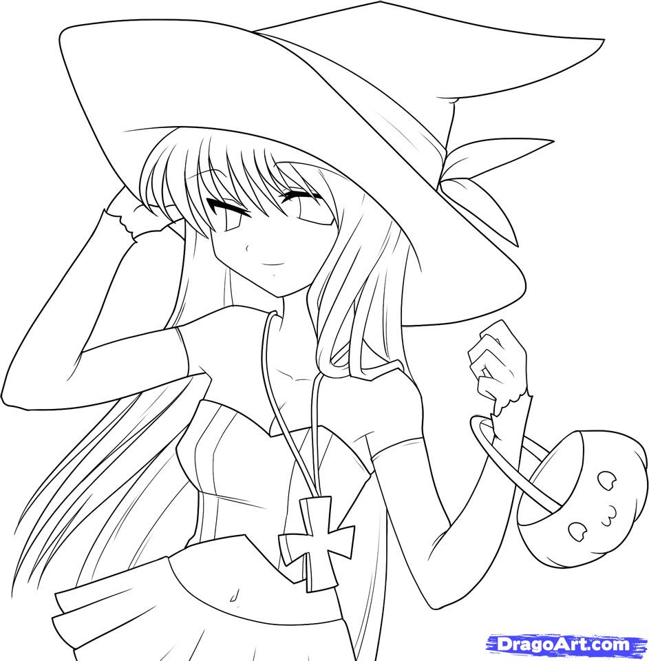 943x960 Anime Halloween Coloring Pages ~ Best Ideas For Printable