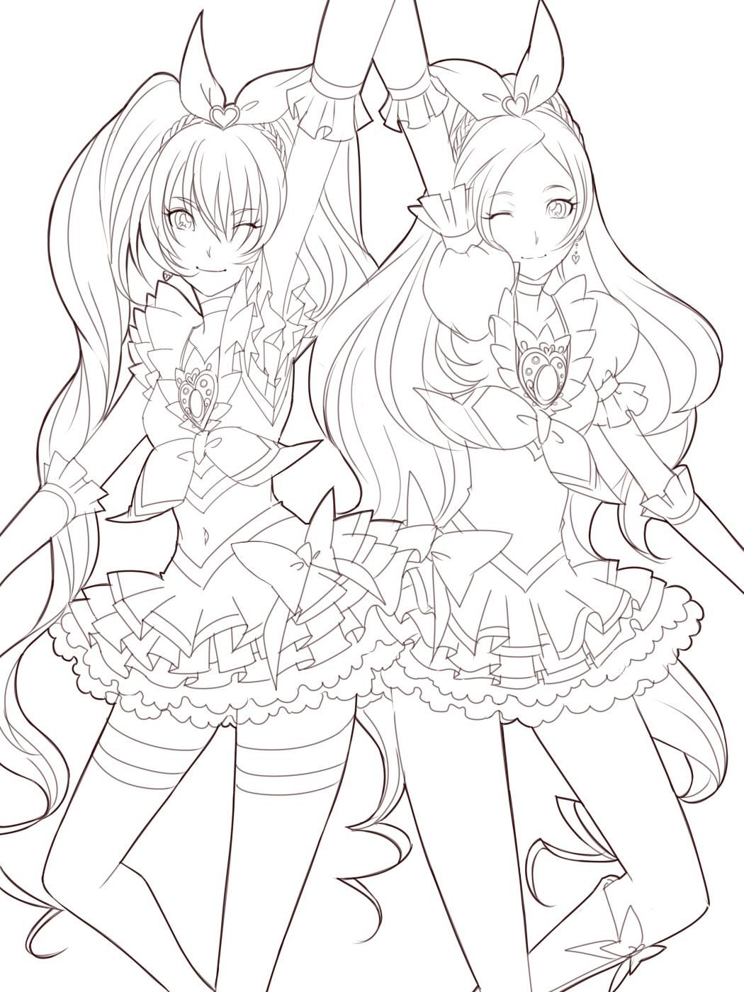 1050x1400 Anime Lineart Coloring Pages Coloring Sheets