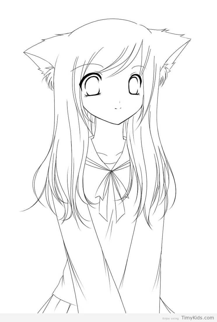 744x1103 Anime Coloring Pages Timykids