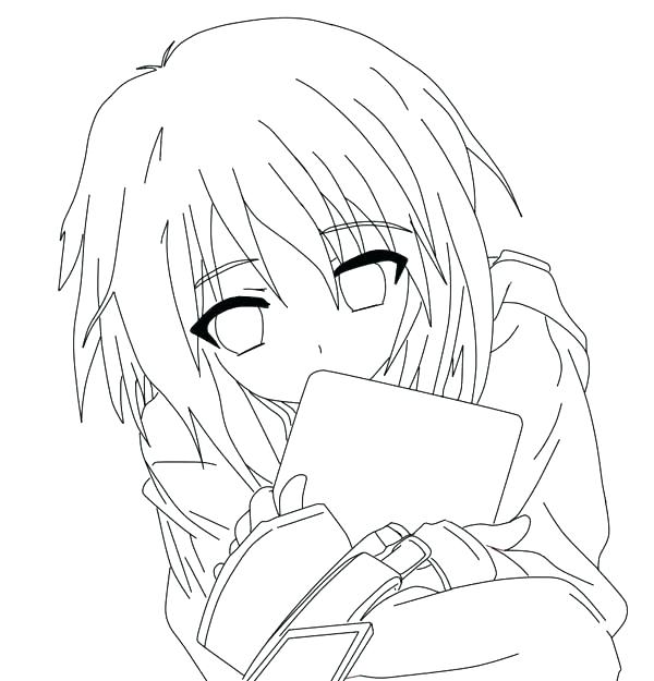 600x625 Cartoon Girl Coloring Pages Coloring Page Outline Of Cartoon Girl