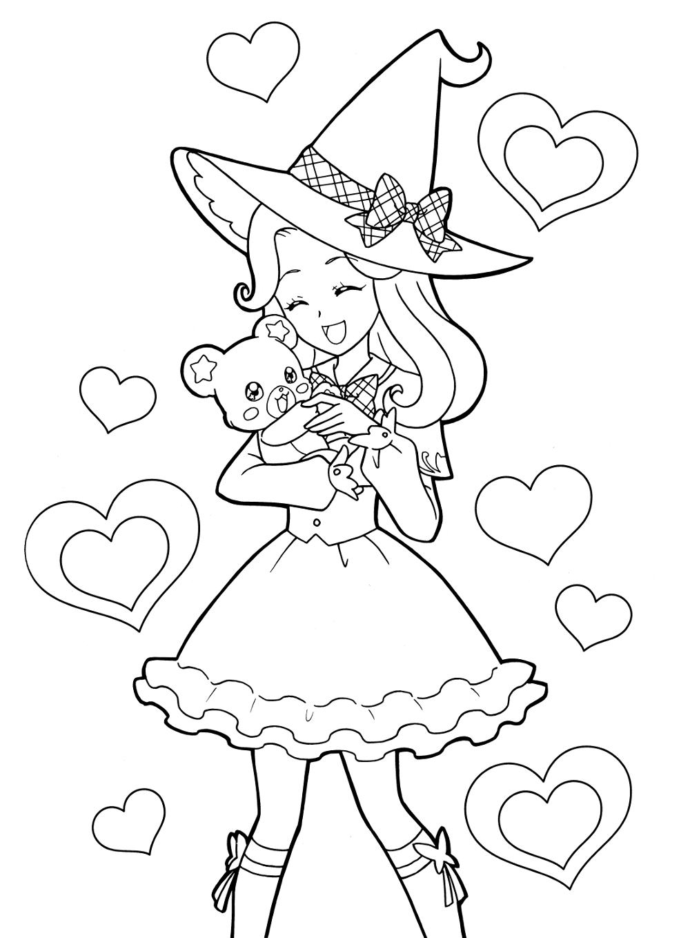 1000x1359 Cool Cool I Love You Anime Coloring Page Girl Mcoloring