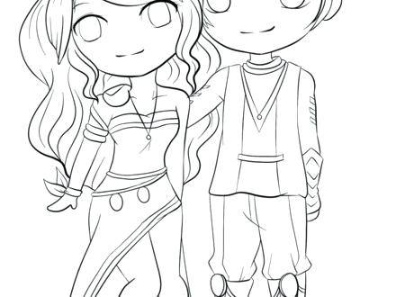 440x330 Anime Couples Coloring Pages Anime Couple Coloring Pages Free