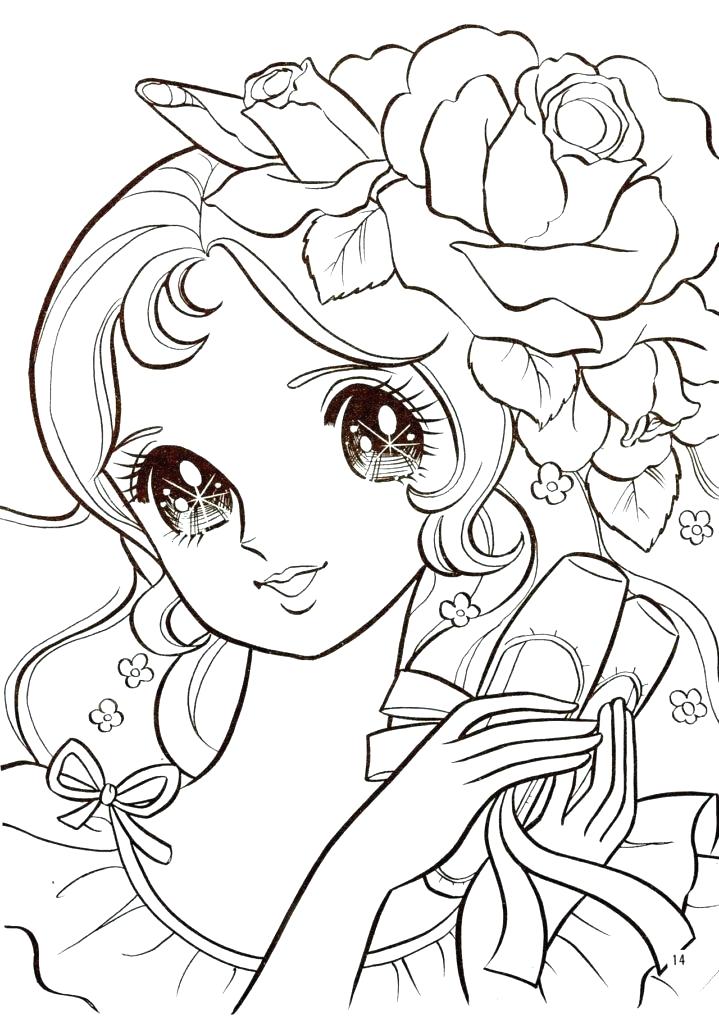 719x1024 Anime Manga Coloring Pages
