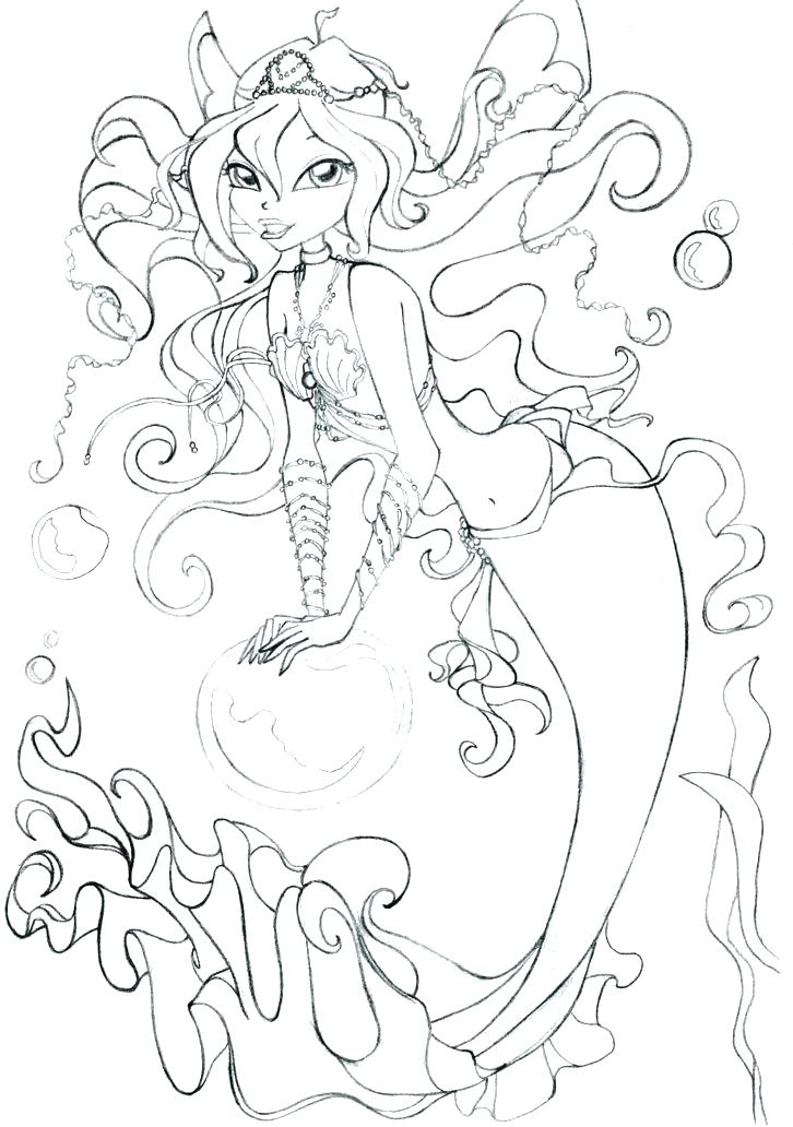 726x1032 Anime Mermaid Coloring Pages Coloring Pages Little Mermaid Little