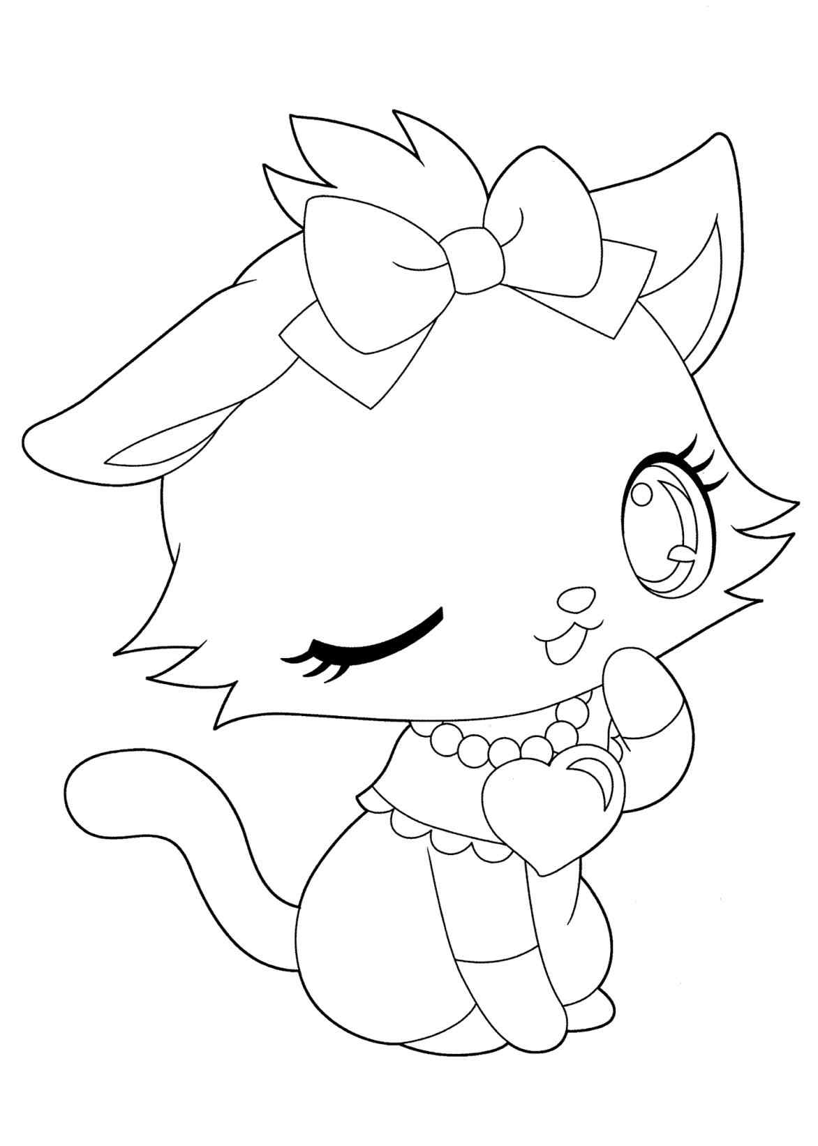 1172x1642 Anime Neko Couple Coloring Pages Online Coloring Printable